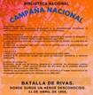 Campaña Nacional. Batalla de Rivas
