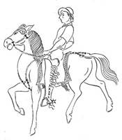 El-guanacasteco-y-su-caballo---Junio-1953